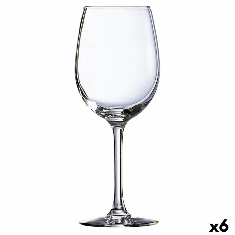 Wijnglas Ebro Transparant Glas (580 ml) (6 Stuks)