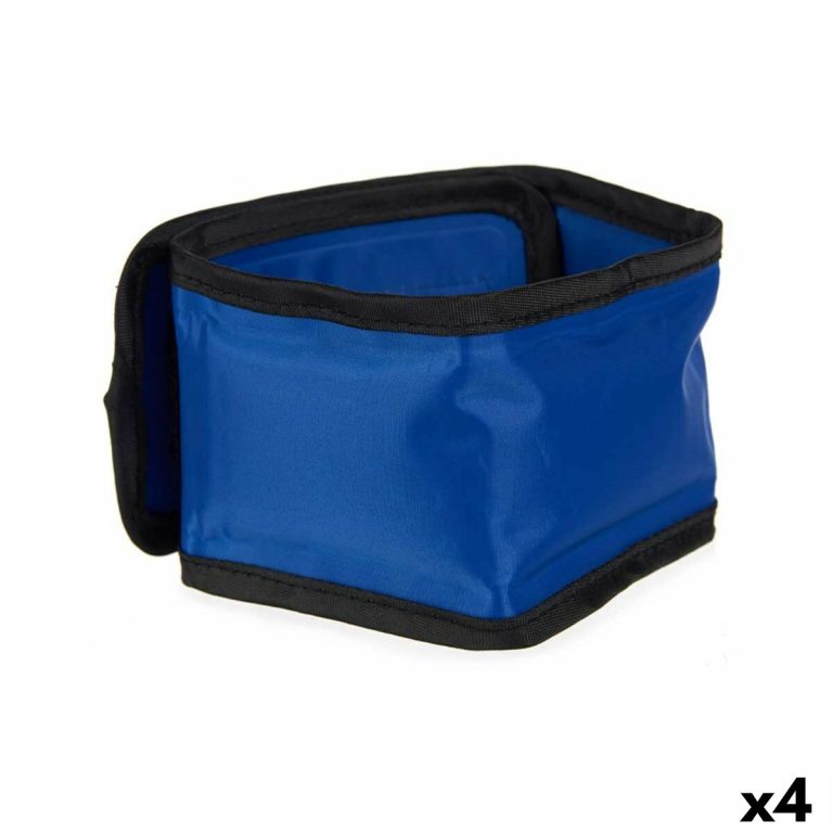 Hondenhalsband Blauw Zwart PVC Gel 6