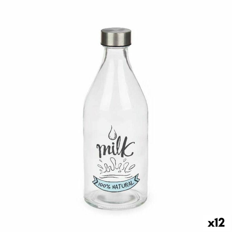 Fles Milk Glas 1 L (12 Stuks)