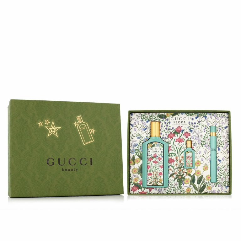 Parfumset voor Dames Gucci EDP Flora Gorgeous Jasmine 3 Onderdelen