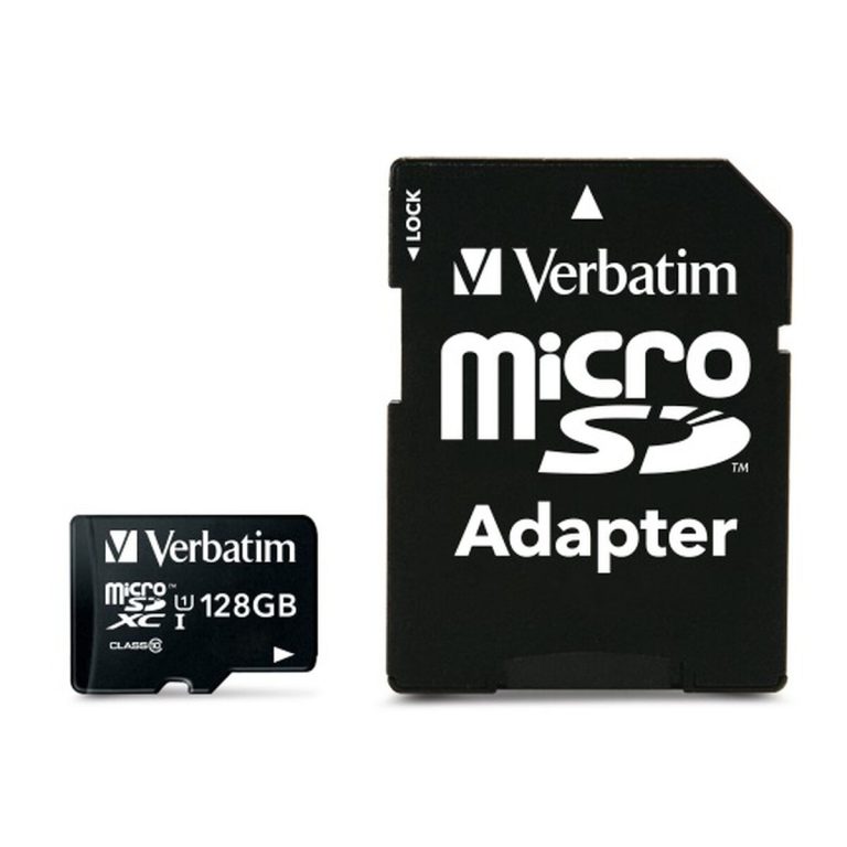 Micro SD geheugenkaart met adapter Verbatim 44085
