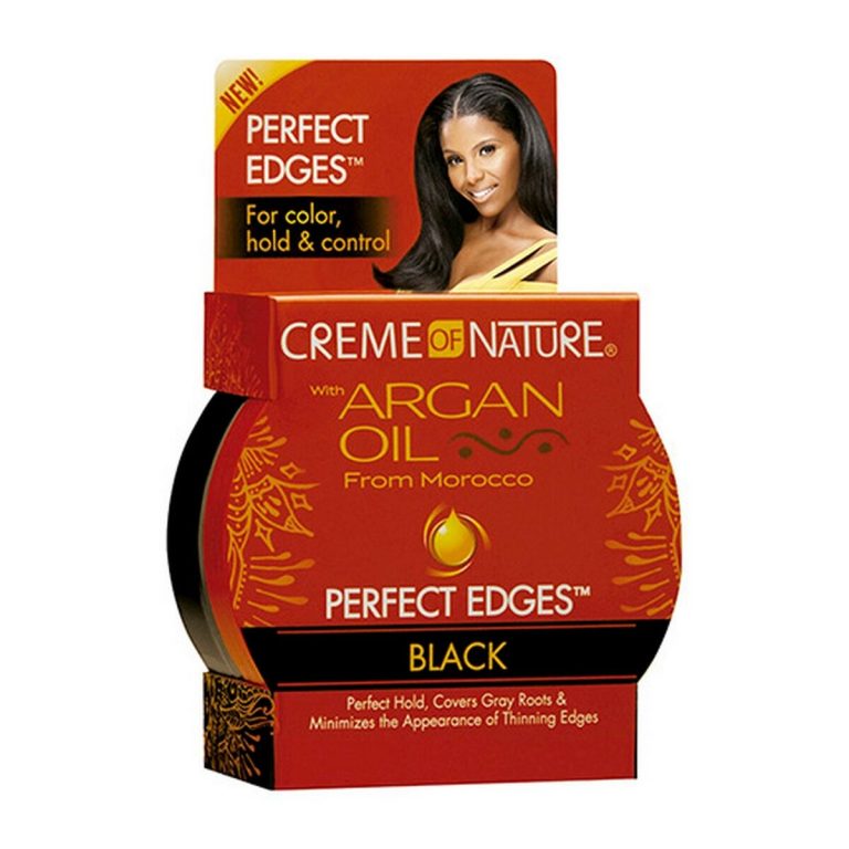 Sterke verstevingscrème Creme Of Nature Oil Perfect Edges Extra Zwart (63