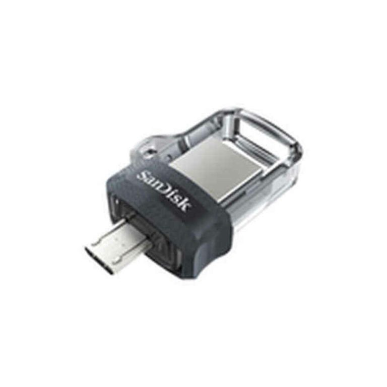 USB stick SanDisk SDDD3-064G-G46 Zwart Zilverkleurig 64 GB