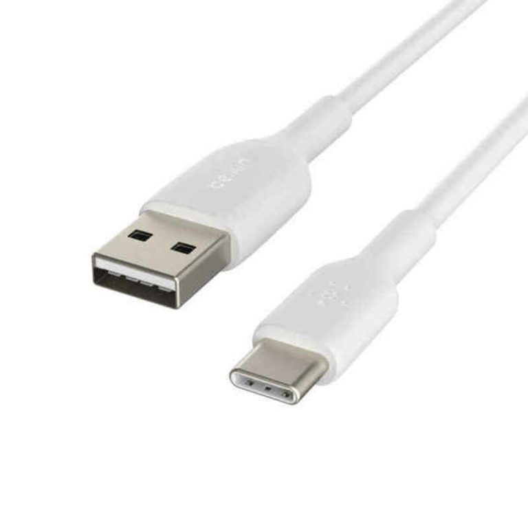 Kabel USB A naar USB C Belkin CAB001BT1MWH Wit 1 m (1 m)