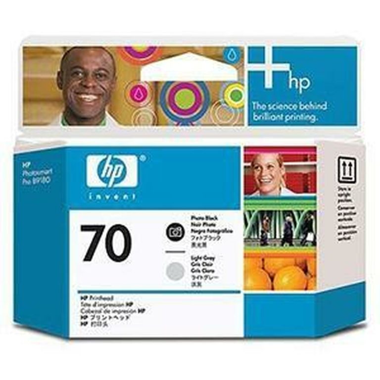 Borstel vervanger HP Photosmart Pro B9180 Nº70  Zwart Lichtgrijs