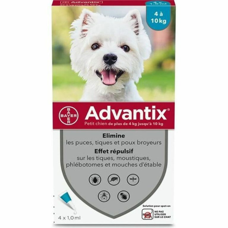 Middel tegen parasieten Advantix Hond 4-10 kg 4 Stuks