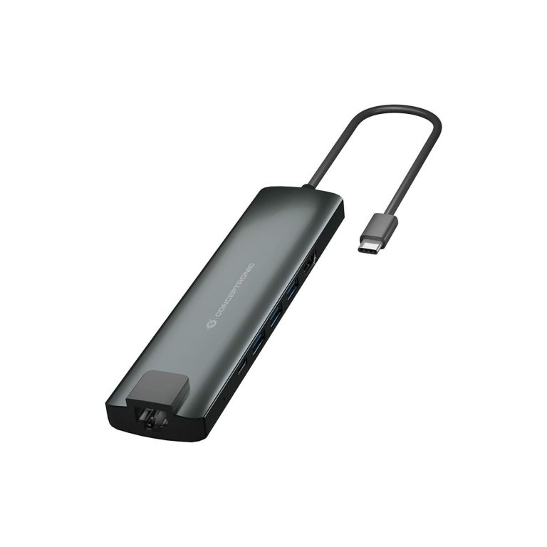 Hub USB Conceptronic DONN06G Grijs 9-in-1