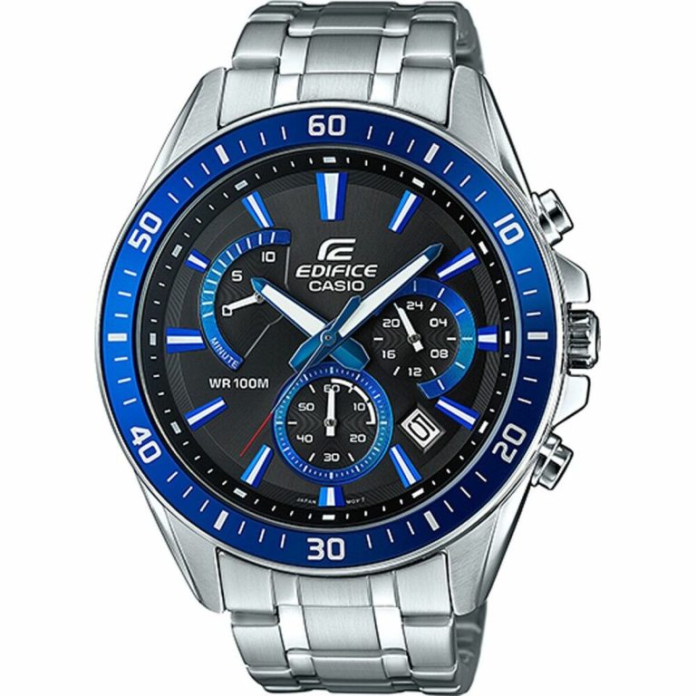 Horloge Heren Casio EFR-552D-1A2VUEF Zilverkleurig Zwart