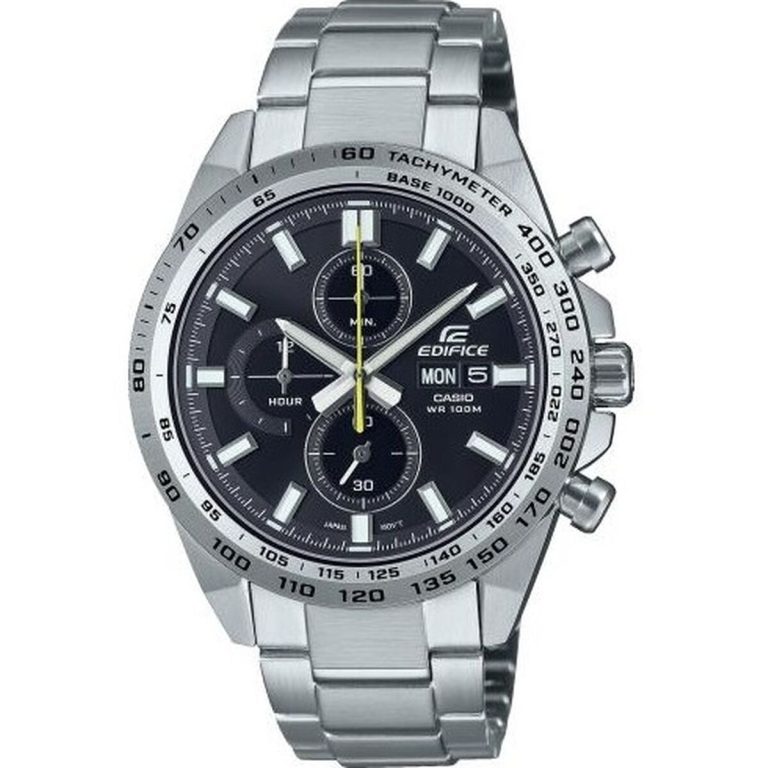 Horloge Heren Casio SPORTS CHRONOGRAPH Zwart Zilverkleurig