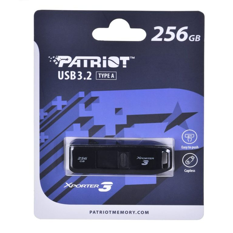 USB stick Patriot Memory Xporter 3 Zwart 256 GB