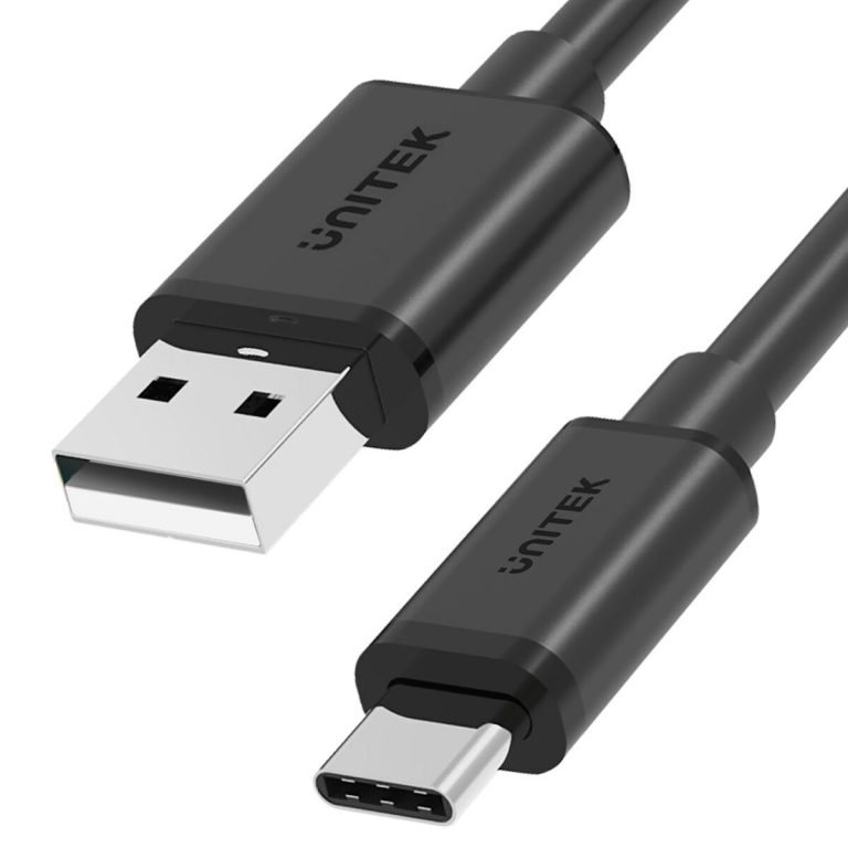 Kabel USB-C naar USB Unitek Y-C480BK Wit 25 cm