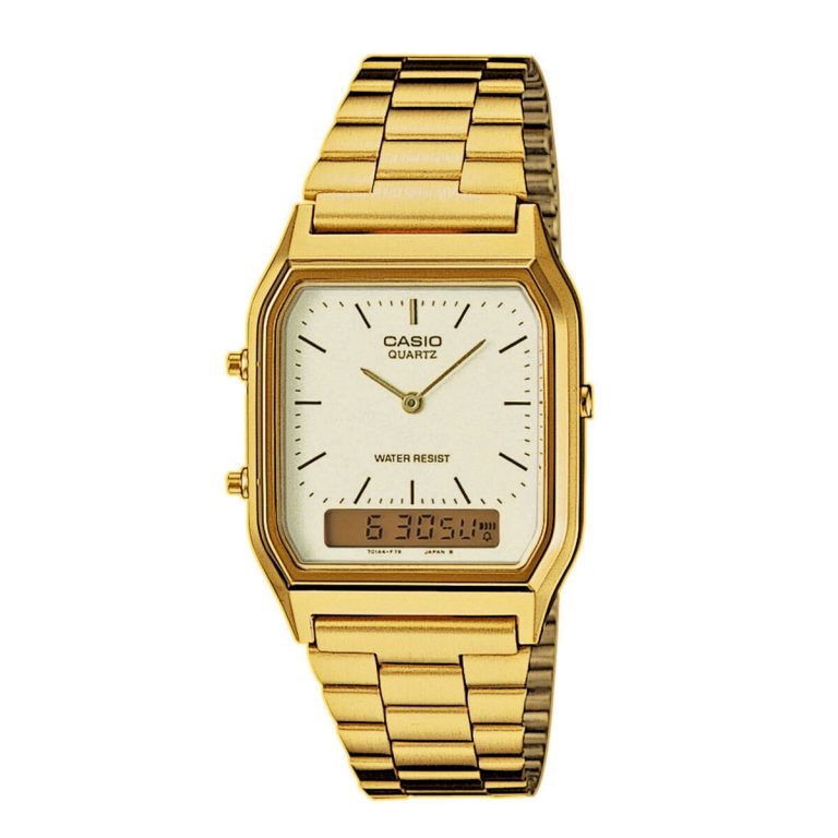 Horloge Heren Casio AQ-230GA-9DMQYES Goud Gouden