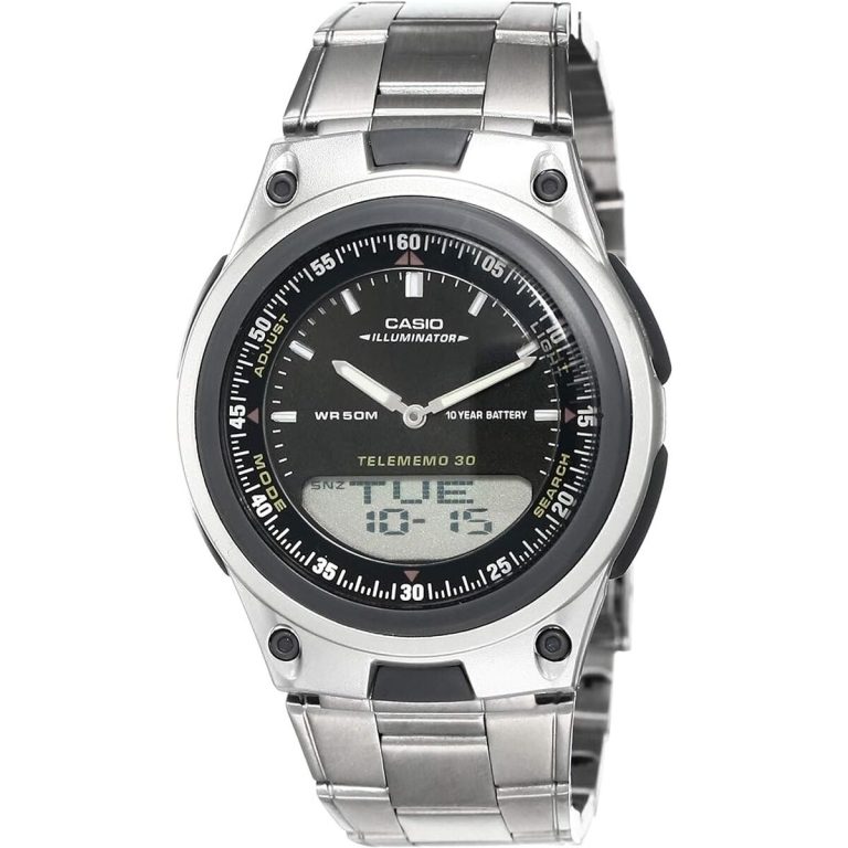 Horloge Heren Casio Zwart Zilverkleurig (Ø 40 mm)