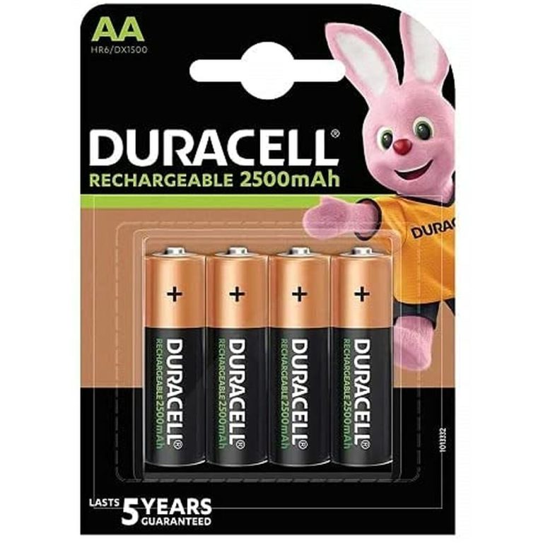 Oplaadbare Batterijen DURACELL DURDLLR6P4B AA 1