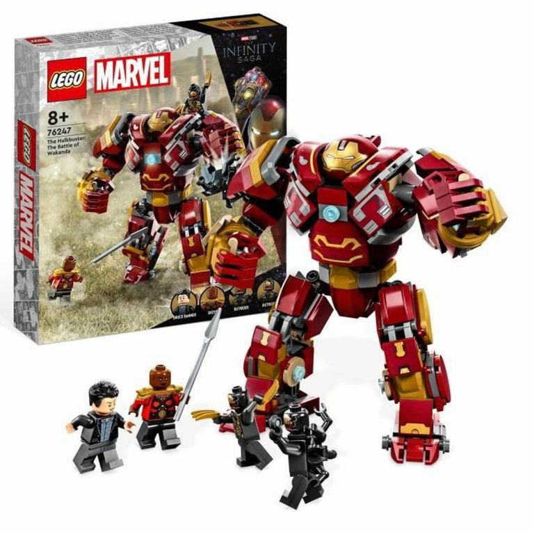 Playset Lego Marvel 76247 The Hulkbuster: The battle of Wakanda 385 Onderdelen