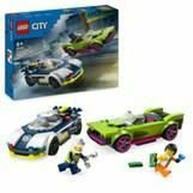 Playset Lego 60415 Police Car and Power Sport Car