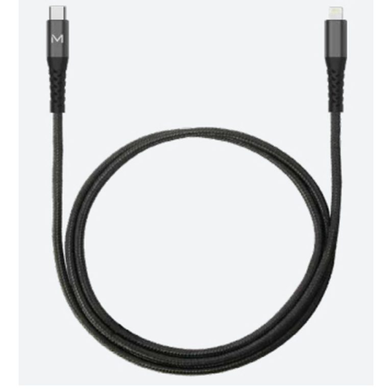 Kabel USB-C naar Lightning Mobilis Zwart 1 m