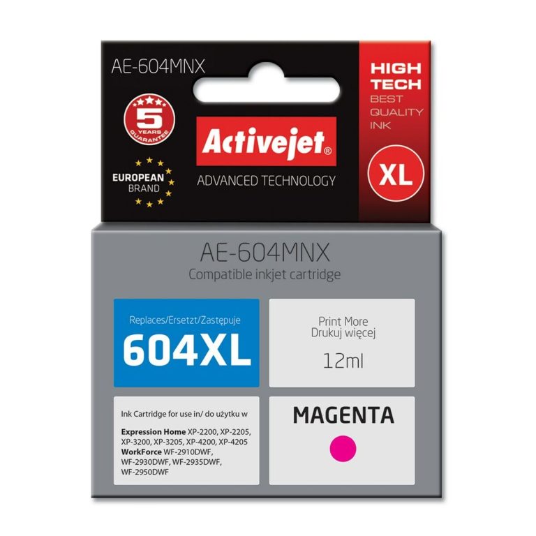 Compatibele inktcartridge Activejet AE-604MNX Magenta