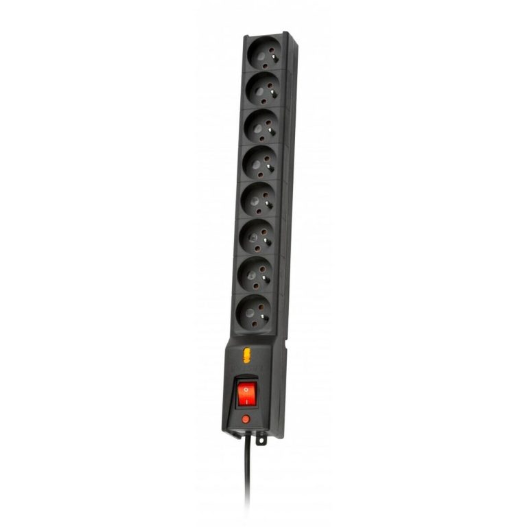 Stopcontactenstrip 8 Tomas met Interruptor Lestar LX 810 G-A  (1