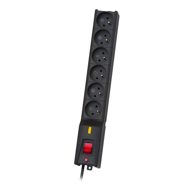 Stopcontactenstrip 6 Tomas met Interruptor Lestar LX 610 G-A K.:CZ 1