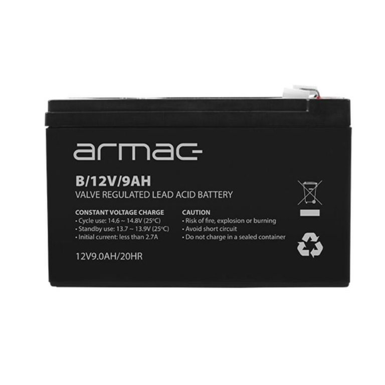 Batterij voor Ononderbreekbaar Stroomvoorzieningssysteem SAI Armac B/12V/9AH 9 Ah