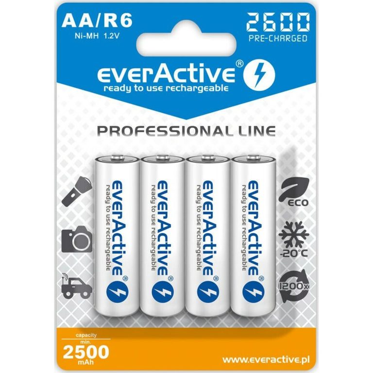 Oplaadbare Batterijen EverActive EVHRL6-2600 2500 mAh 1