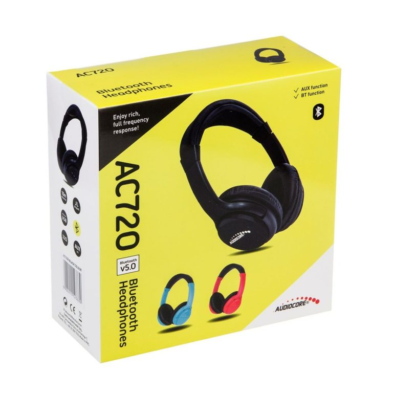 Headset met Bluetooth en microfoon AudioCore AC720