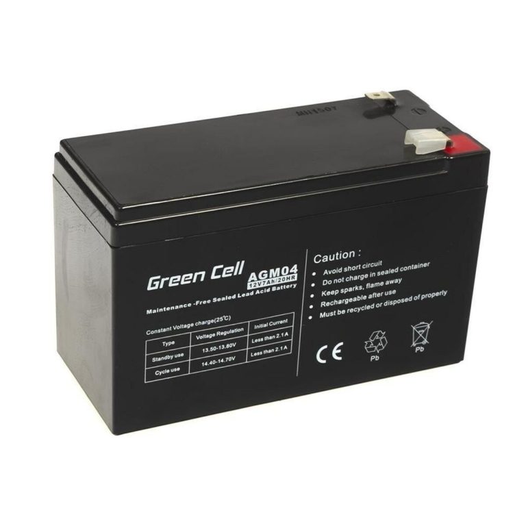Batterij voor Ononderbreekbaar Stroomvoorzieningssysteem SAI Green Cell AGM04 7 Ah 12 V