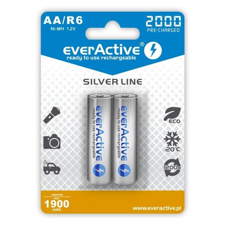 Oplaadbare Batterijen EverActive EVHRL6-2000 2000 mAh 1