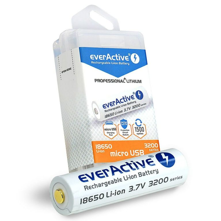 Oplaadbare batterij EverActive FWEV1865032MBOX 18650 3200 mAh 3