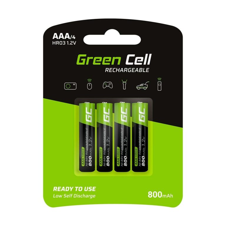 Oplaadbare Batterijen Green Cell GR04 800 mAh 1