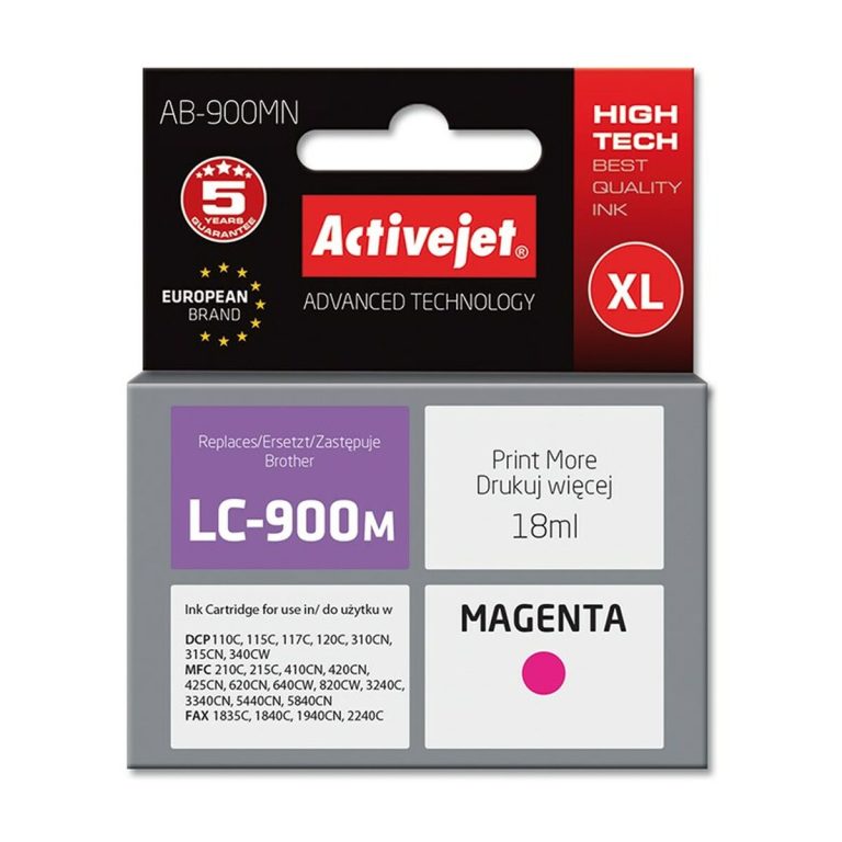 Originele inkt cartridge Activejet AB-900MN Magenta