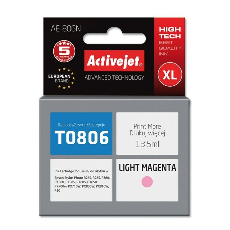 Originele inkt cartridge Activejet AE-806N Lichtmagenta