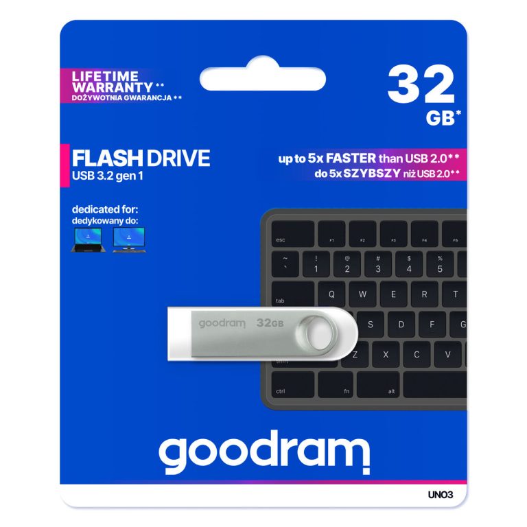 USB stick GoodRam UNO3-0320S0R11 Zilverkleurig 32 GB