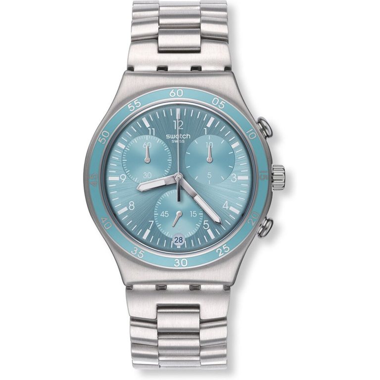 Horloge Heren Swatch YCS589G Zilverkleurig (Ø 40 mm)