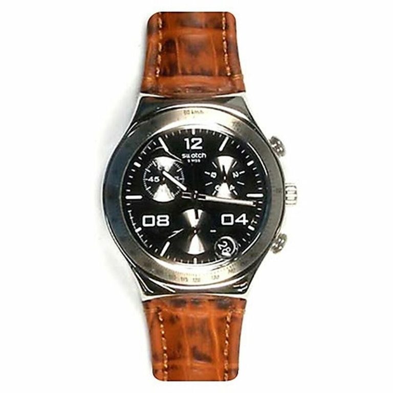 Horloge Heren Swatch YCS564C Zwart Zilverkleurig