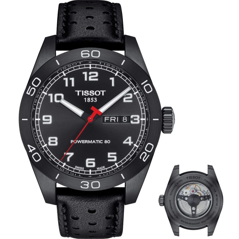 Horloge Heren Tissot PRS 516 POWERMATIC 80 Zwart