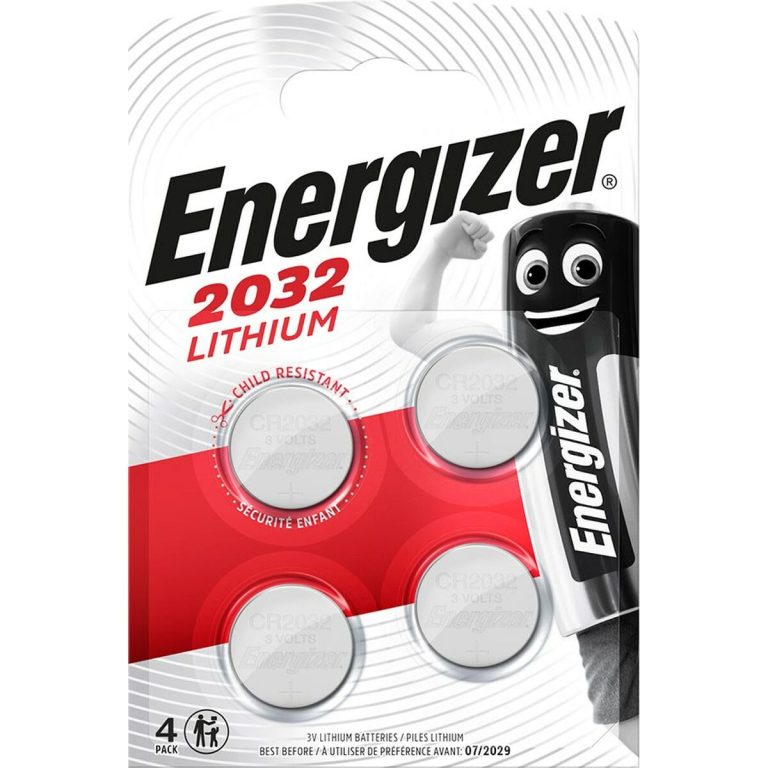 Batterijen Energizer CR2032 3 V (4 Stuks)