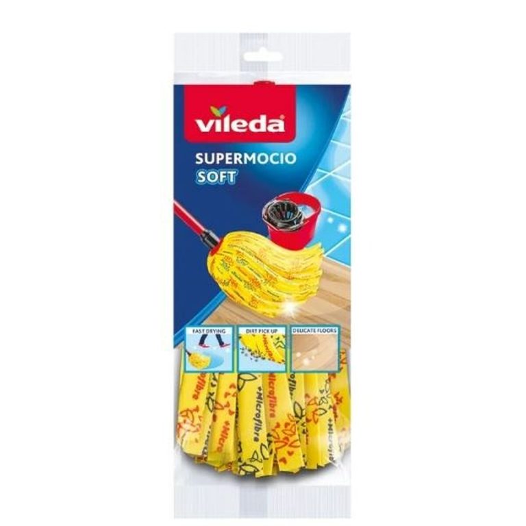 Reservemop voor Schrobben Vileda SuperMocio Soft Zwabber (1 Stuks)