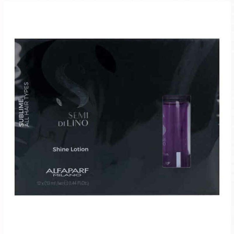 Beschermende haarbehandeling Semi di Lino Sublime Shine Lotion Alfaparf Milano (12 x 13 ml)