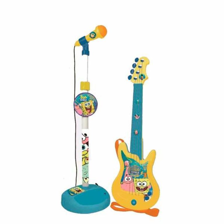 Kindergitaar Spongebob Karaokemicrofoon