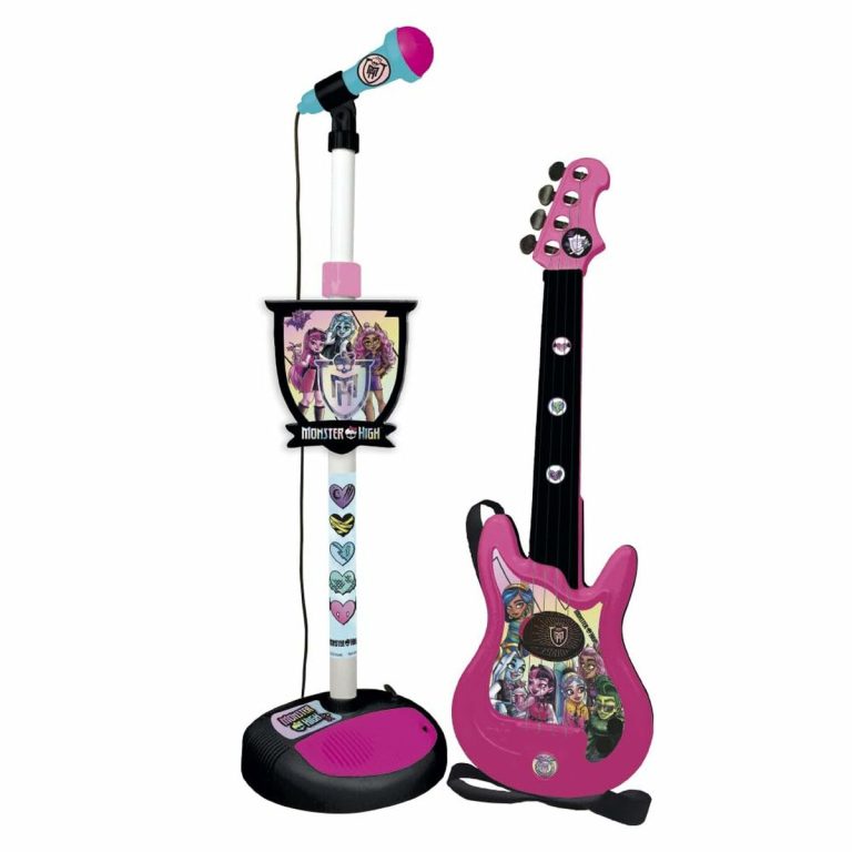 Kindergitaar Monster High Karaokemicrofoon