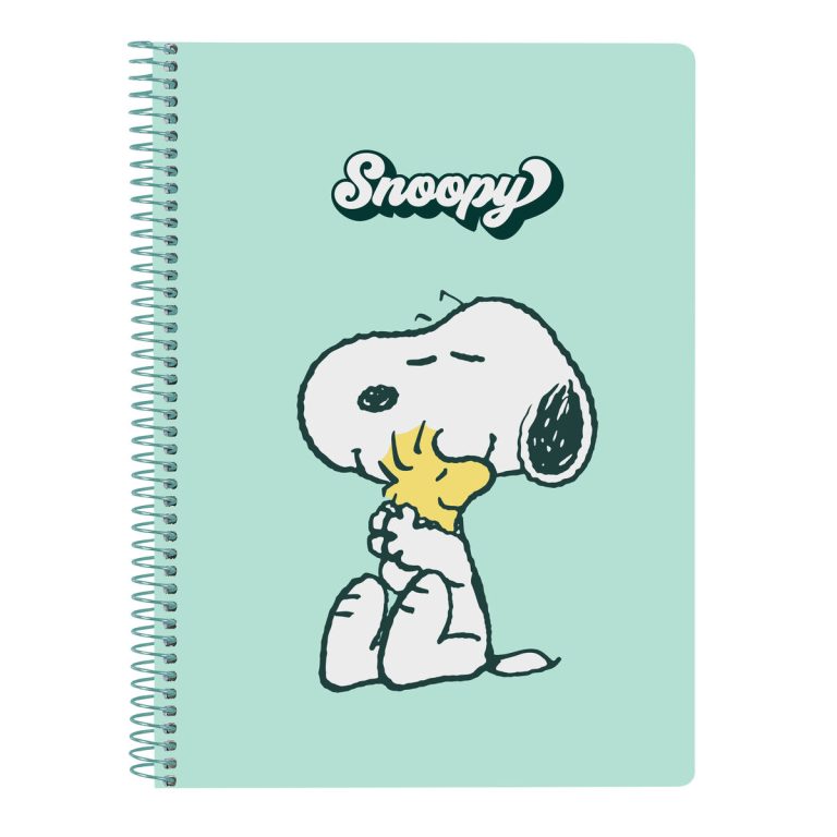 Notitieboekje Snoopy Groovy Groen A5 80 Lakens
