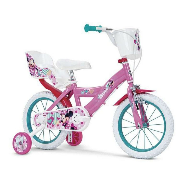 Fiets Minnie Mouse   14"