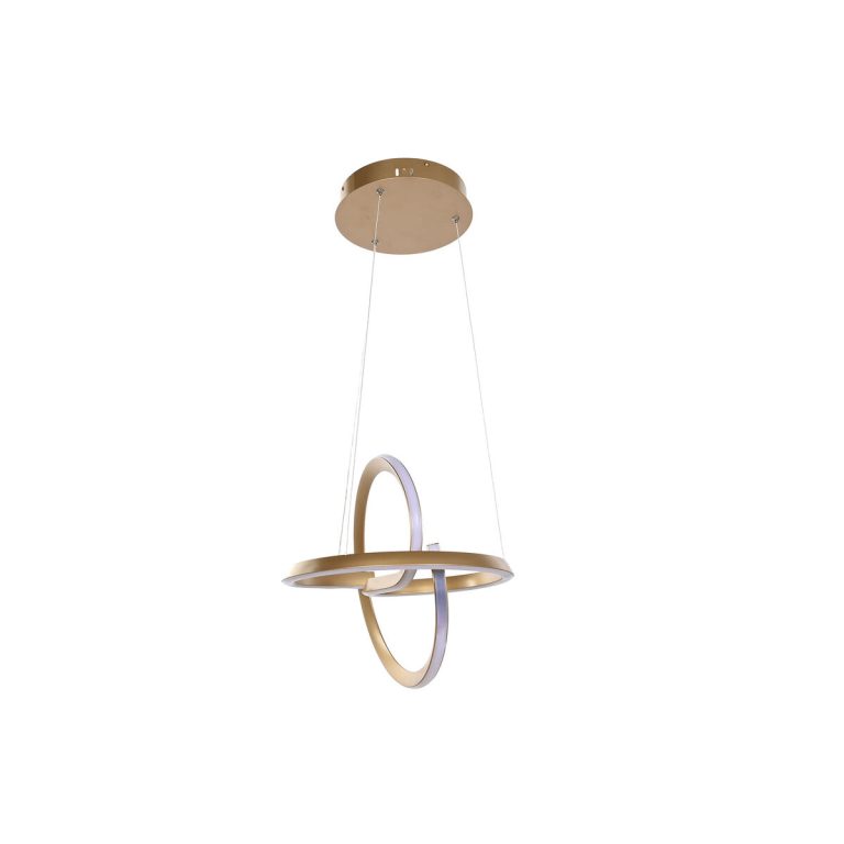 Plafondlamp Home ESPRIT Wit Gouden Siliconen Aluminium 55 W 40 x 40 x 42 cm