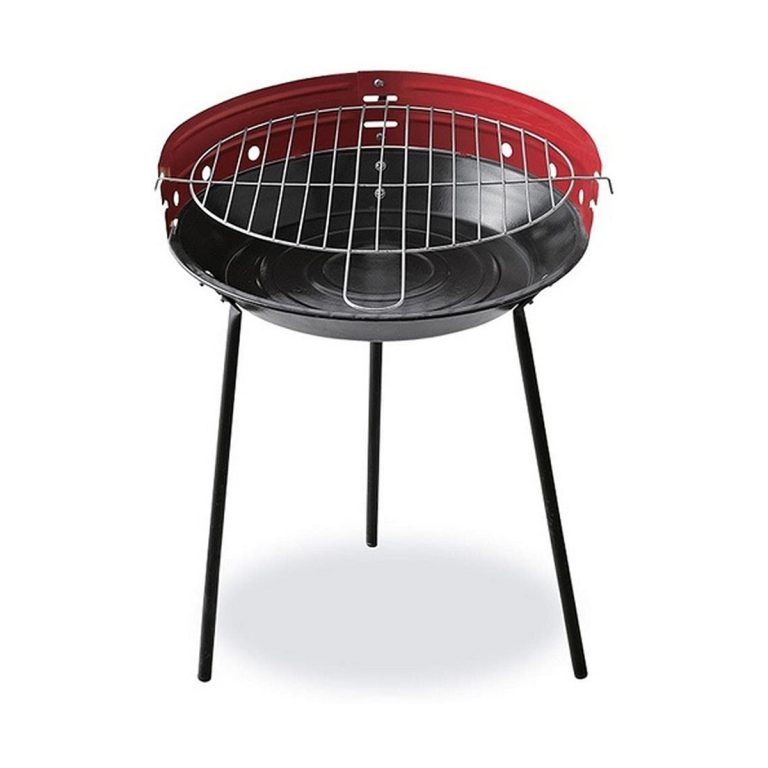 Houtskoolbarbecue met Poten EDM Rood (Ø 33 x 45 cm)
