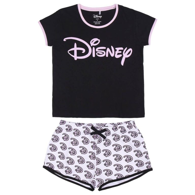 Pyjama Disney Zwart (Volwassenen)