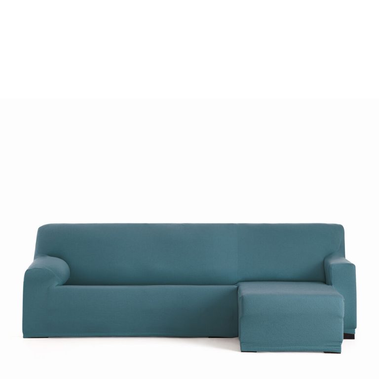 Hoes voor chaise longue met korte armleuning rechts Eysa BRONX Smaragdgroen 110 x 110 x 310 cm