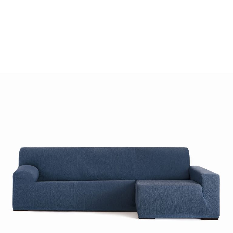Hoes voor chaise longue met lange armleuning rechts Eysa TROYA Blauw 170 x 110 x 310 cm