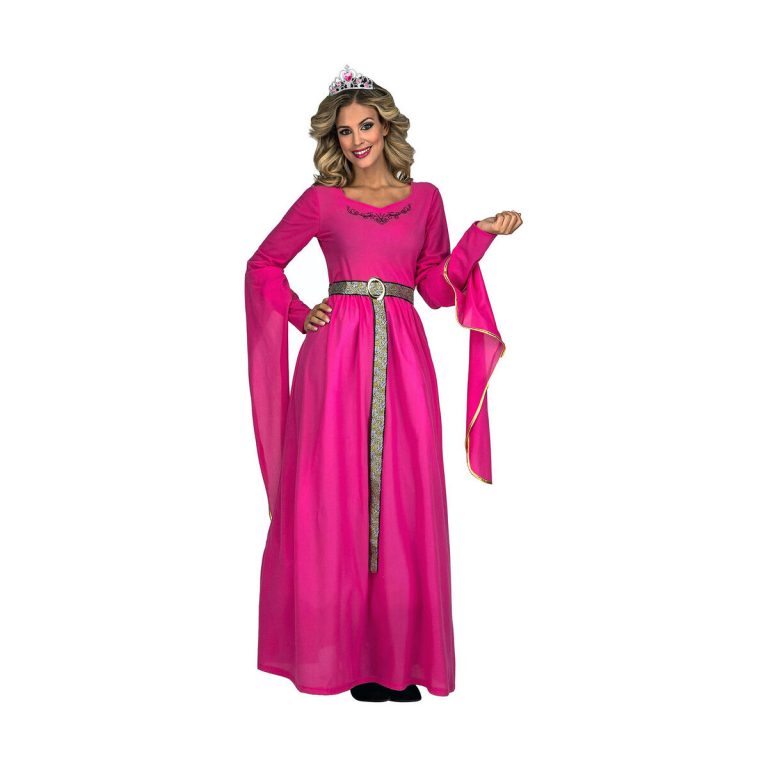 Kostuums voor Volwassenen My Other Me Roze Middeleeuwse Prinses (2 Onderdelen)